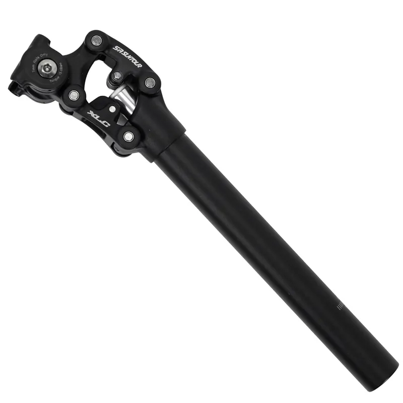 Wspornik siodła XLC / SR Suntour NCX, amortyzowany 31,6 mm x 350 mm, czarny Premium