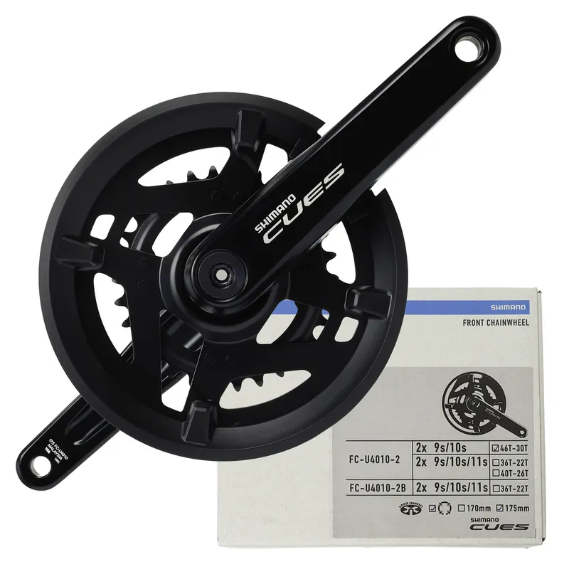 Kup teraz Mechanizm korbowy Shimano Cues FC-U4010-2, 2 x 9/10 rz, 175 mm, 46/30T