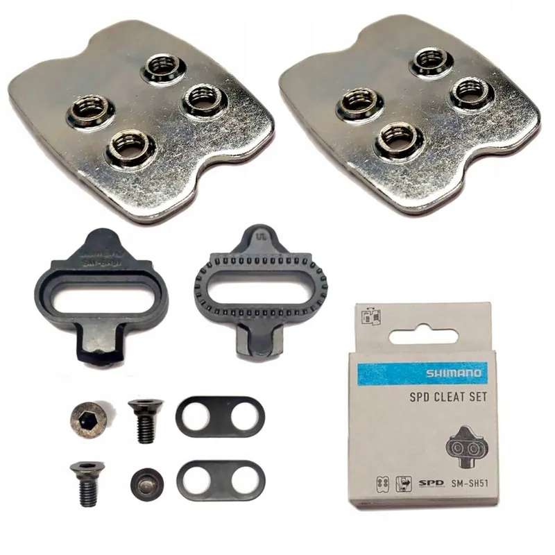 Zamów teraz Bloki pedałów Shimano SPD SH51 + nakładki blaszki