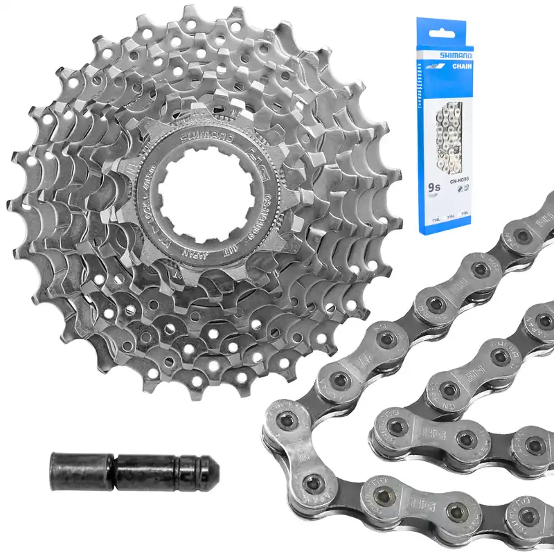 Kaseta CS-HG400 9 rz.11-32 + Łańcuch CN-HG93 114 ogniw 9-rzędowy Ekspresowa dostawa