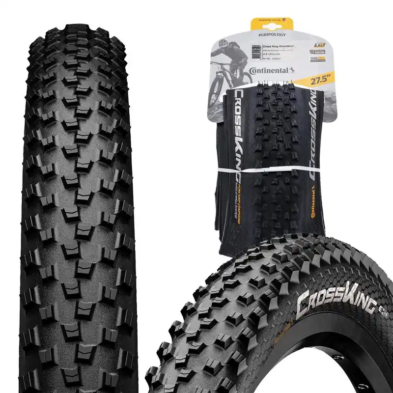 Opona Continental Cross King ShieldWall 27,5" x 2,20" (55-584), czarna, zwijana, TLR Popularny