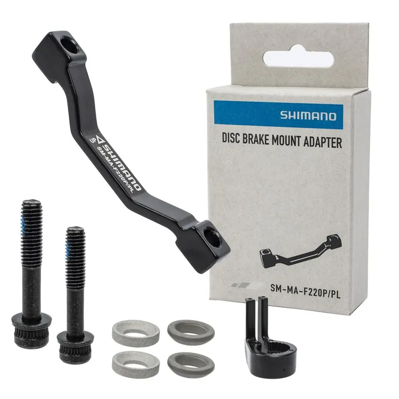 Adapter Shimano SM-MA P/PL do hamulca tarczowego przód, tył, 203>220 mm Post Zwrot pieniędzy