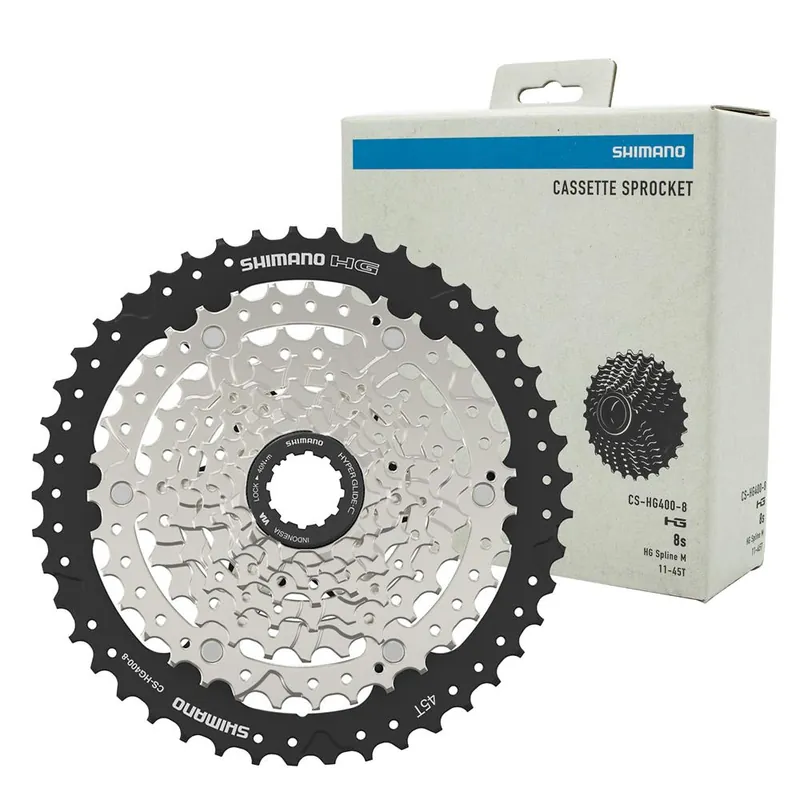 Kaseta Shimano CS-HG400, 8-rzędowa, 11-45T Wyprzedaż