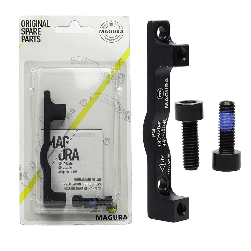Adapter Magura QM45, hamulca tarczowego, przód 180 mm > 220 mm, tył 140 mm > 180 mm, Post Mount Ostatnia szansa