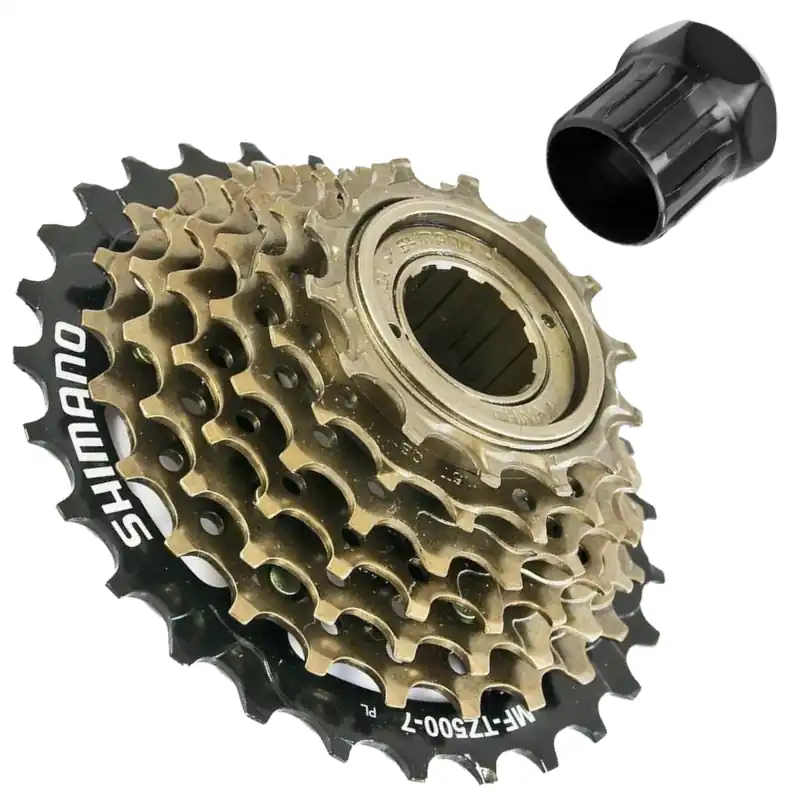 Promocja Wolnobieg nakręcany Shimano Tourney MF-TZ500 7 rzędów 14-28 + klucz DX-9715A