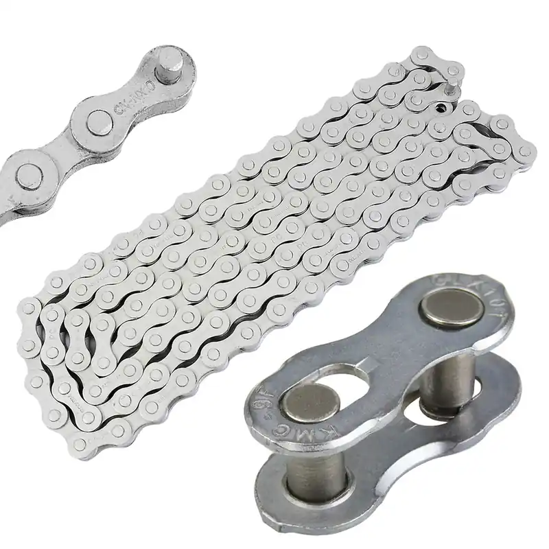 Łańcuch CN-NX10 114 ogniw 1-rzędowy - folia + Spinka KMC 101NR EPT do łańcucha 1-rzędowego, Folia Rabat