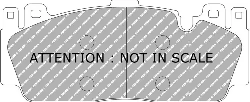 Wysoka jakość FCP4712Z FERODO KLOCKI HAMULCOWE (kpl.)