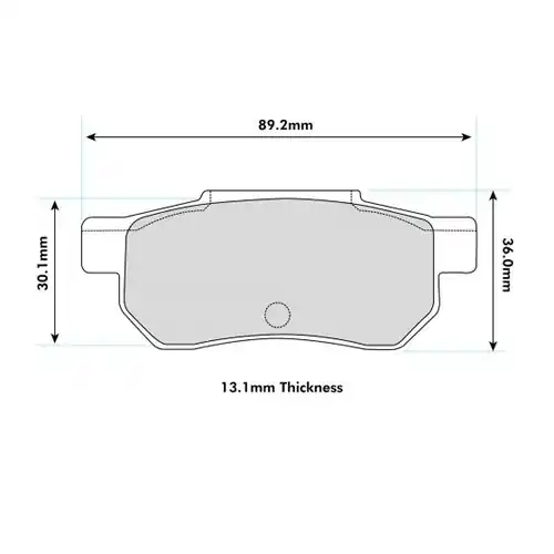 Klocki hamulcowe tylne PBS ProTrack 1163PT Honda Civic EK4 EG6 Popularny