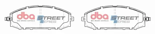 DB1361SS DBA Street Series Klocki hamulcowe samochodowe (kpl.) Premium