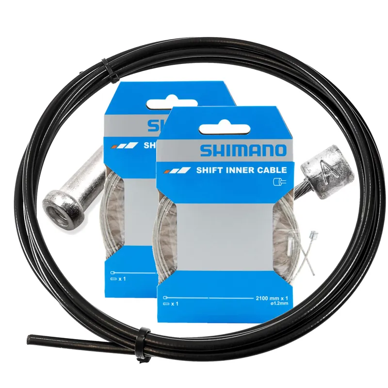 Tylko dziś Pancerz przerzutki Shimano OT-SP41 3 m + 2x Linka przerzutki Shimano Y60098070 1,2 x 2100 mm