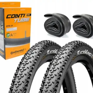 2× Opona Continental Race King 29 " 2 "+ 2× Dętka Continental 28, 29 x 2,5 " Oryginalny