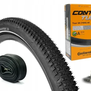 Opona rowerowa Continental Double Fighter III 28" 37 mm + Dętka Continental 28 x 1,5 " Ostatnia szansa
