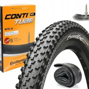 Ostatnia szansa Opona rowerowa Continental Cross King 29 " 2 " + Dętka rowerowa Continental 29 x1,75" -2,5 "