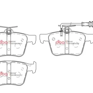 Ekspresowa dostawa DB15006XP DBA Xtreme Performance Klocki hamulcowe samochodowe (kpl.)