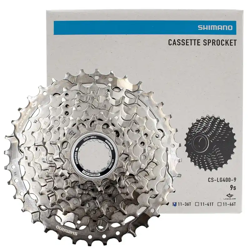 Kaseta Shimano Cues CS-LG400, 9-rz, 11-36, Linkglide, grafitowa Kup teraz