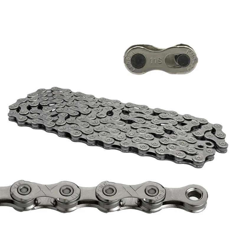 Łańcuch KMC X11, 11-rzędowy, 118 ogniw, spinka CL555R, szary Oryginalny