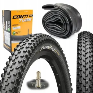 Oferta Opona Continental Cross King 27,5" x 2.3" (58-584) +Dętka Continental MTB 27,5'' x 1,75'' - 2,5'' wentyl auto 40 mm