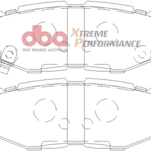 DB1789XP DBA Xtreme Performance Klocki hamulcowe samochodowe (kpl.) Autentyczny