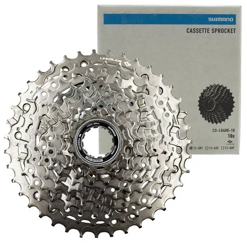 Kaseta Shimano Cues CS-LG400, 10-rz, 11-39T, Linkglide, grafitowa Niska cena