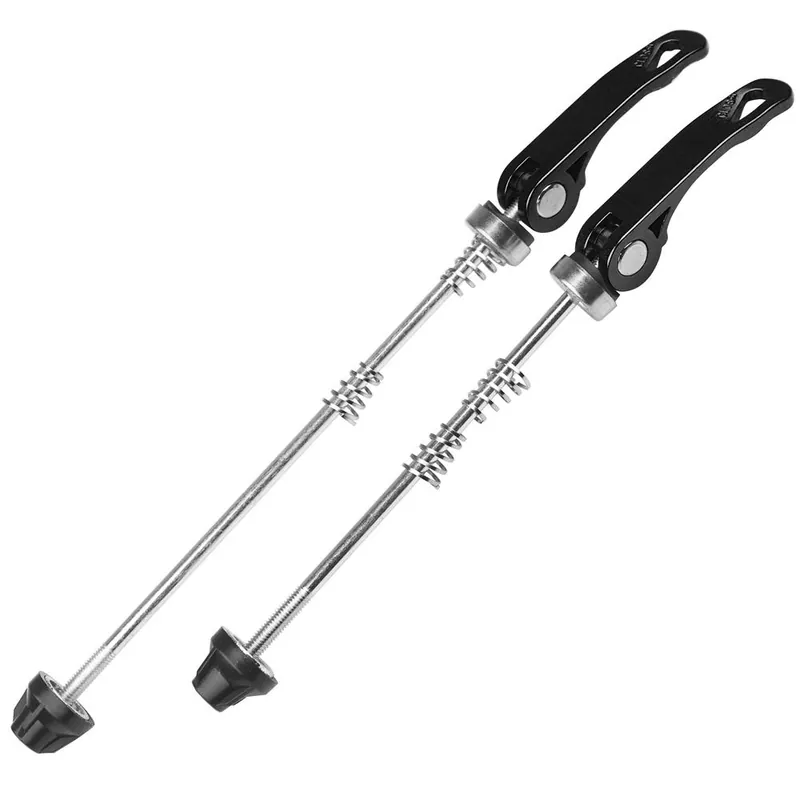 Autentyczny Szybkozamykacz, zacisk QR do piasty tył i przód, zestaw, aluminium, czarny