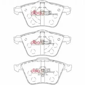 Popularny DB2176XP DBA Xtreme Performance Klocki hamulcowe samochodowe (kpl.)