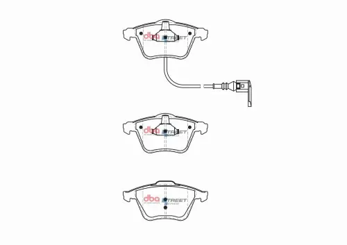 DB2402SS DBA Street Performance Klocki hamulcowe samochodowe (kpl.) Darmowa dostawa