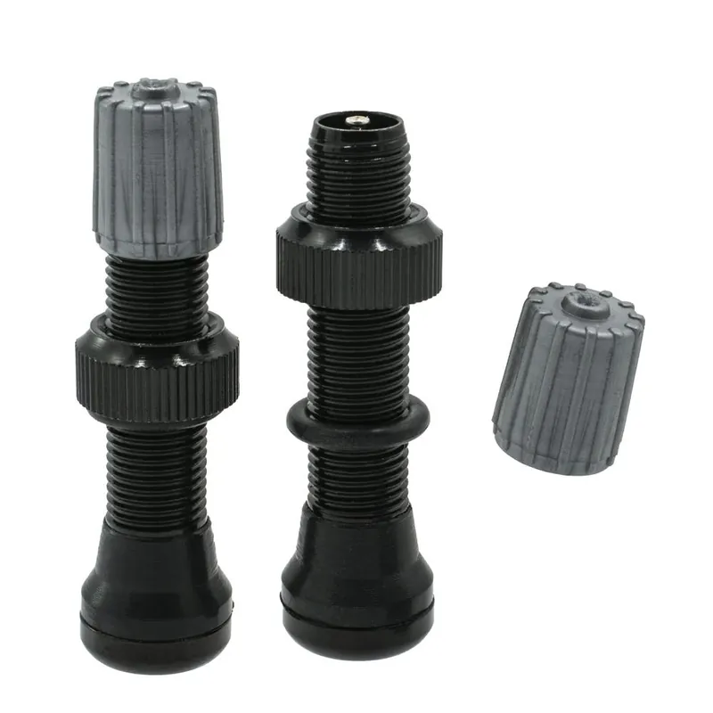 Zawory Schrader / Auto do systemu bezdętkowego 30 mm, czarne, 2 szt. Darmowa dostawa