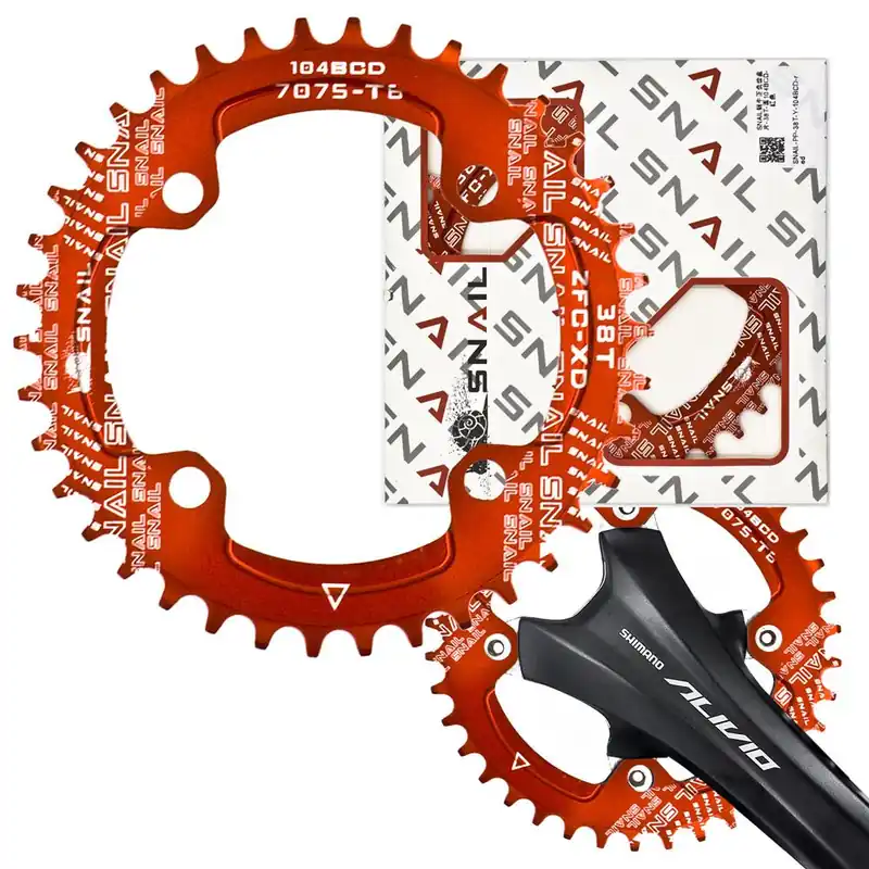 Zębatka Snail do mechanizmu korbowego 1x, 104 BCD, 38T, Narrow Wide, czerwona Zamów teraz