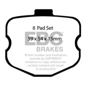 EBC DP41771/2R YELLOWSTUFF - klocki hamulcowe samochodowe Rabat