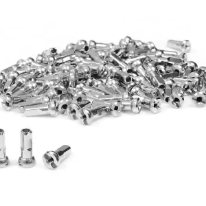 Szybka dostawa Nyple Sapim Polyax, 12 mm, mosiężne, srebrne, 38 szt.