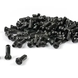 Nowość Nyple Sapim Polyax 14 mm, mosiężne, czarne - opakowanie 38 szt.