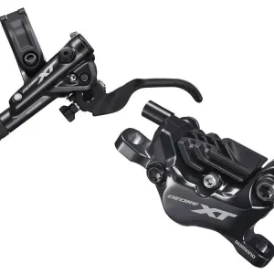 Tani Zestaw 4 tłoczkowego hamulca tarczowego Shimano Deore XT BR-M8120, BL-M8100-L, przód, 1000mm