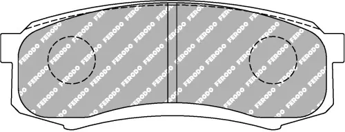Premium FCP1021H FERODO KLOCKI HAMULCOWE (kpl.)