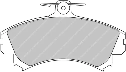 FCP1093H DS2500 FERODO KLOCKI HAMULCOWE Ekspresowa dostawa