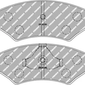 FCP206H FERODO KLOCKI HAMULCOWE (kpl.) Wysoka jakość