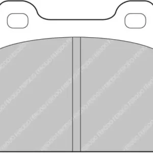 FCP2H DS2500 FERODO KLOCKI HAMULCOWE Wysoka jakość
