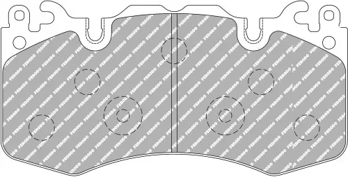 FCP4379H FERODO KLOCKI HAMULCOWE (kpl.) Popularny