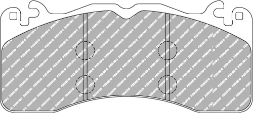 FCP4711W FERODO KLOCKI HAMULCOWE (kpl.) Premium