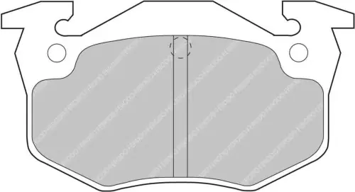 FCP558R DS3000 FERODO KLOCKI HAMULCOWE Autentyczny