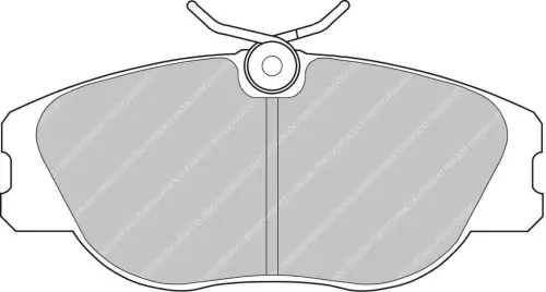 Premium FCP565R DS3000 FERODO KLOCKI HAMULCOWE