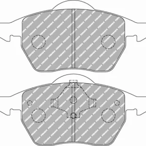 FCP590H DS2500 FERODO KLOCKI HAMULCOWE Autentyczny