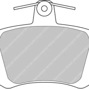 Najlepsza cena FCP596H D2500 FERODO KLOCKI HAMULCOWE