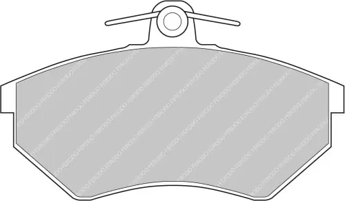 Oryginalny FCP775H FERODO KLOCKI HAMULCOWE (kpl.)