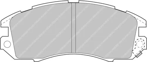 FCP789R D3000 FERODO KLOCKI HAMULCOWE Popularny