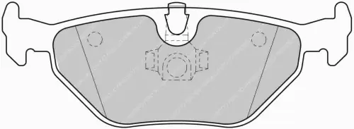 Szybka dostawa FDS1301 FERODO KLOCKI HAMULCOWE