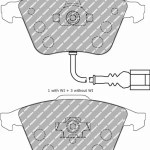 Wysoka jakość FDS1765 FERODO KLOCKI HAMULCOWE
