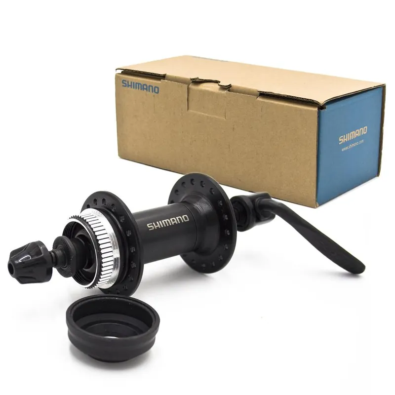 Oryginalny Piasta przednia Shimano Cues HB-QC300, 36H, 100 mm, QR, pod tarcze Center Lock