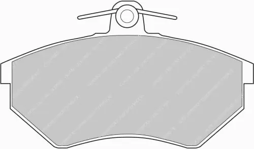 FDS774 FERODO KLOCKI HAMULCOWE Wysoka jakość