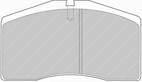 Autentyczny FDS891 FERODO KLOCKI HAMULCOWE