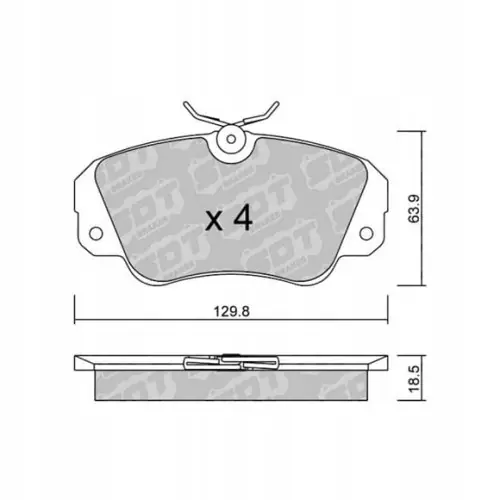 GALFER/SDT 2106300 klocki hamulcowe Kup teraz